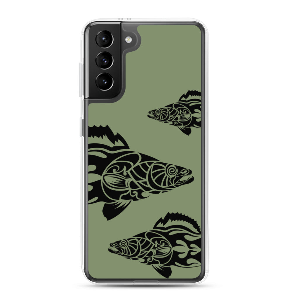 Samsung Case - Walleye - Camo Green - Tribewear Outdoors