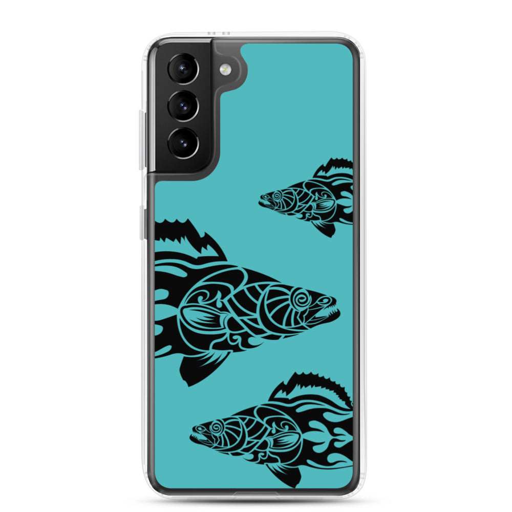 Samsung Case - Walleye - Teal - Tribewear Outdoors