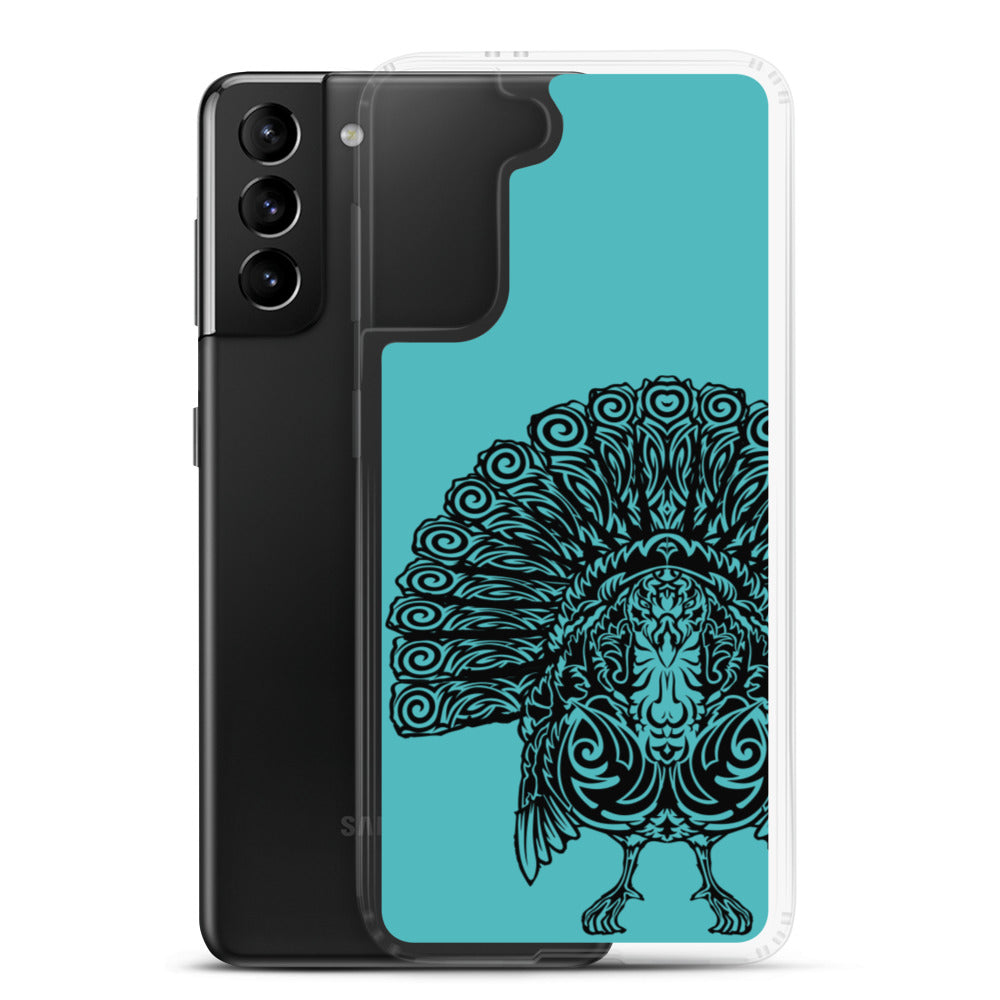 Samsung Case - Wild Turkey - Teal - Tribewear Outdoors