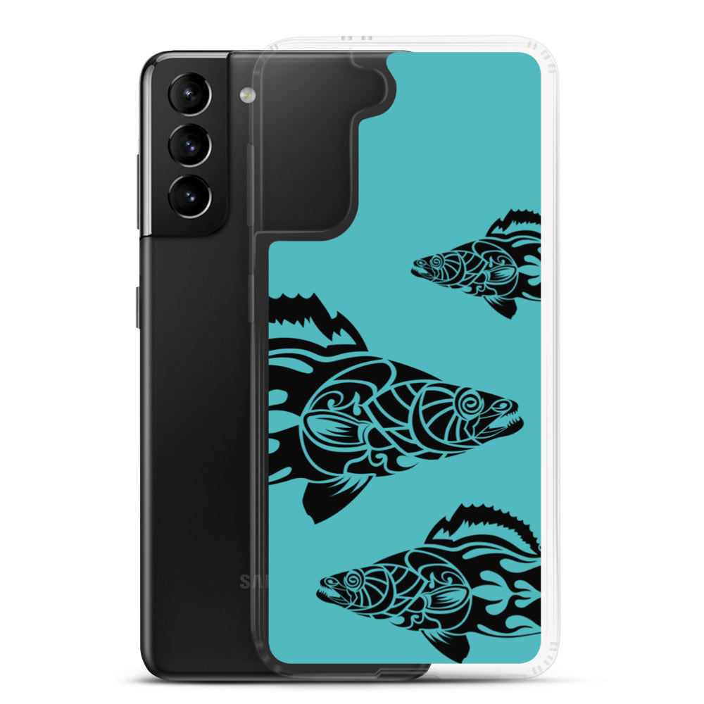 Samsung Case - Walleye - Teal - Tribewear Outdoors