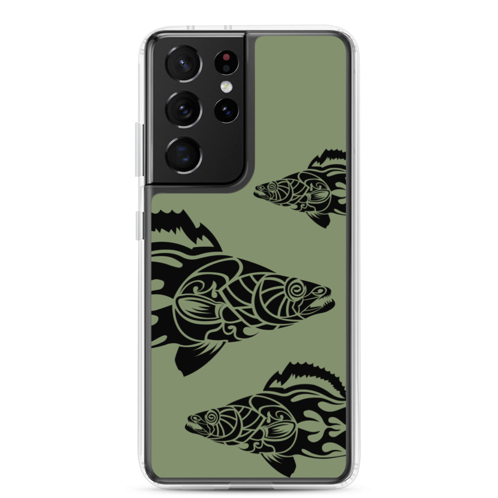 Samsung Case - Walleye - Camo Green - Tribewear Outdoors