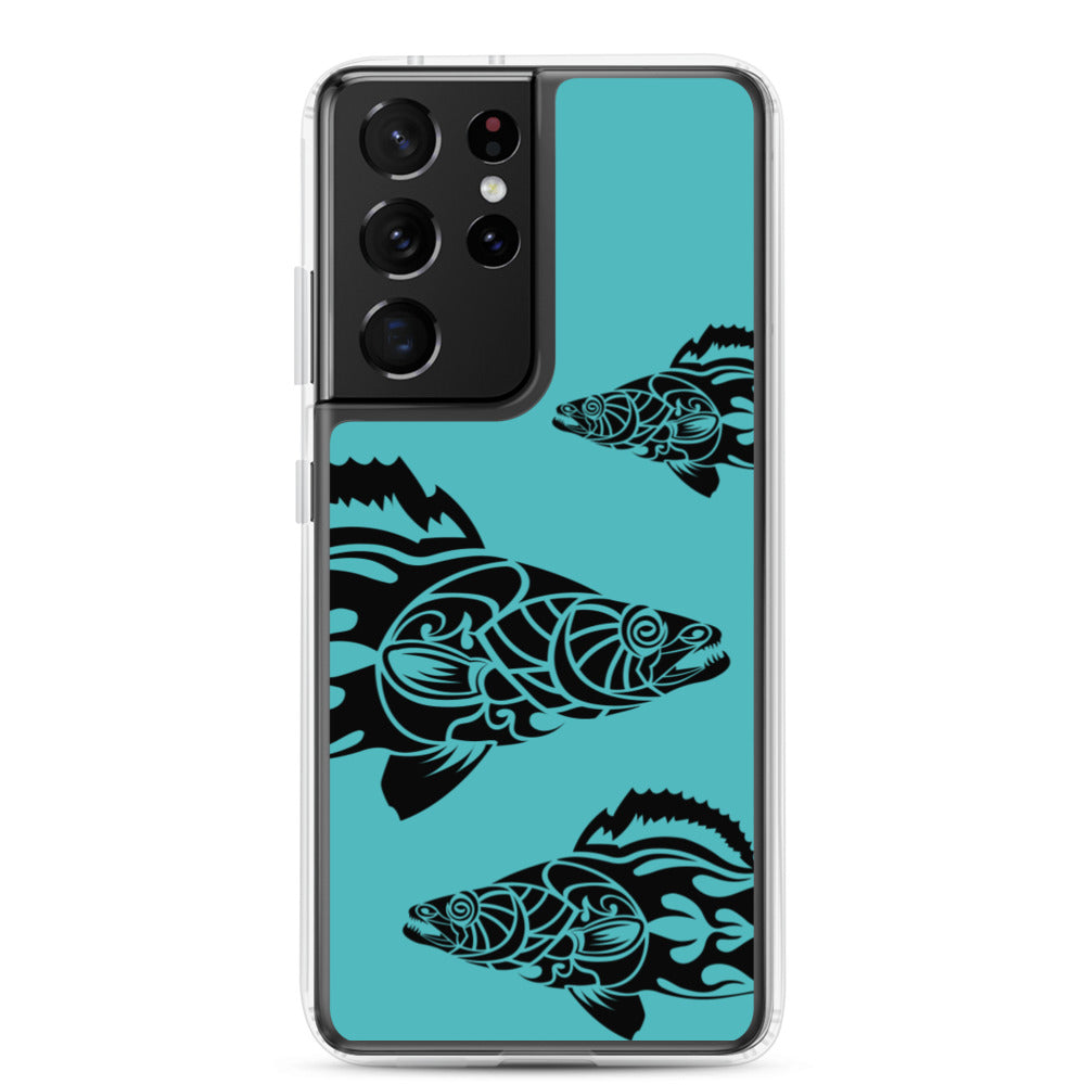 Samsung Case - Walleye - Teal - Tribewear Outdoors