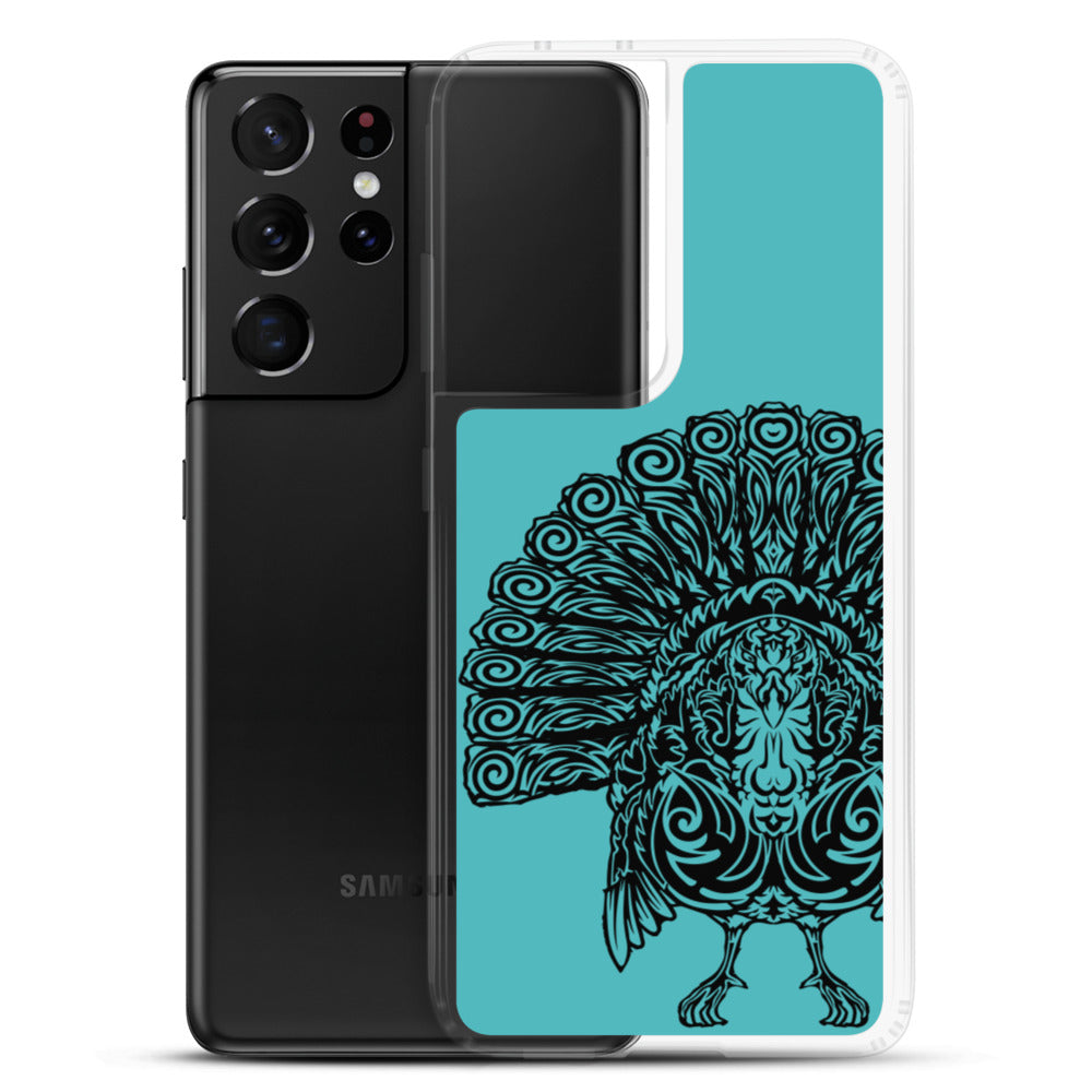 Samsung Case - Wild Turkey - Teal - Tribewear Outdoors