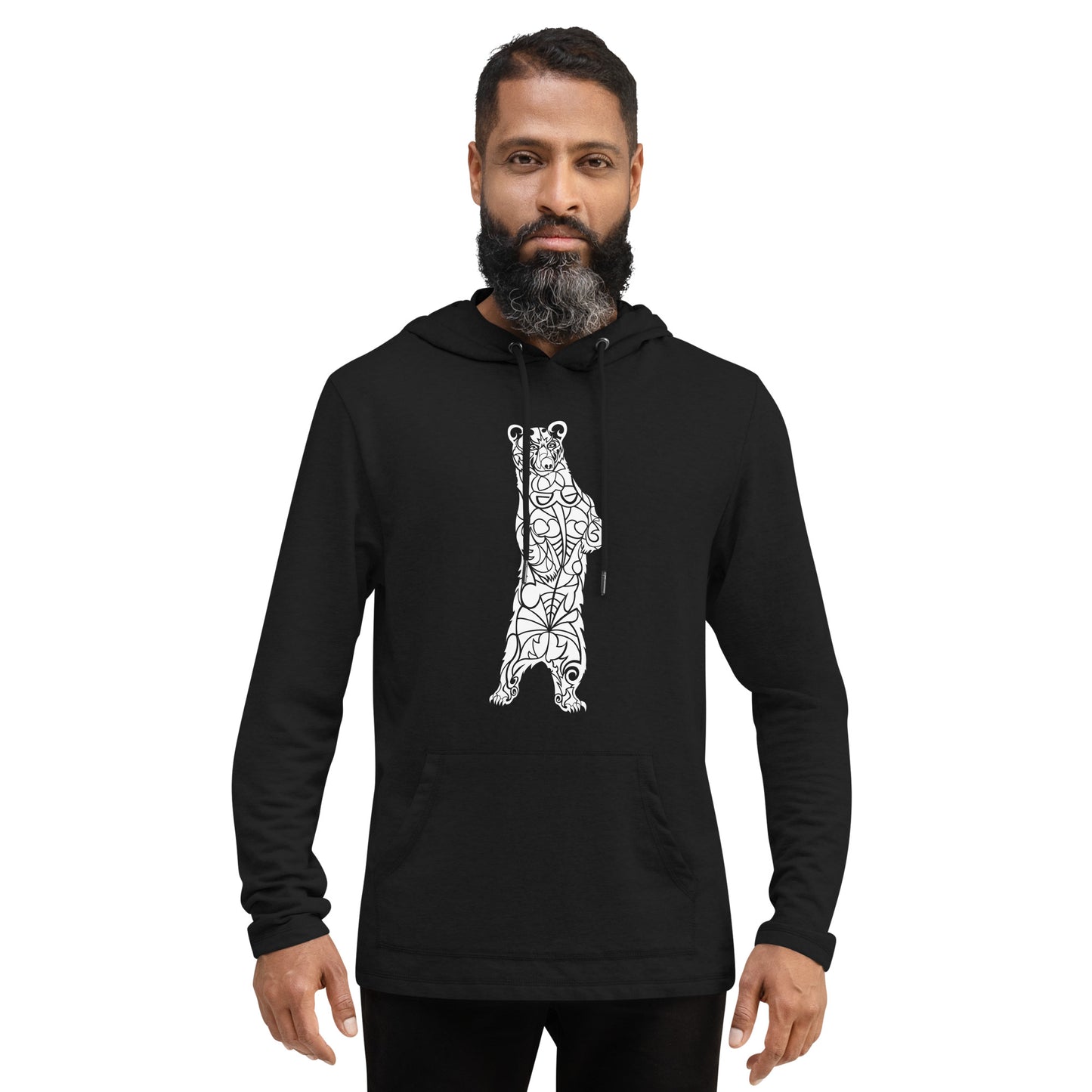 Lightweight Performance Hoodie  - Black Bear