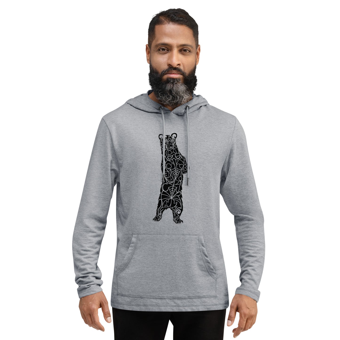 Lightweight Performance Hoodie  - Black Bear