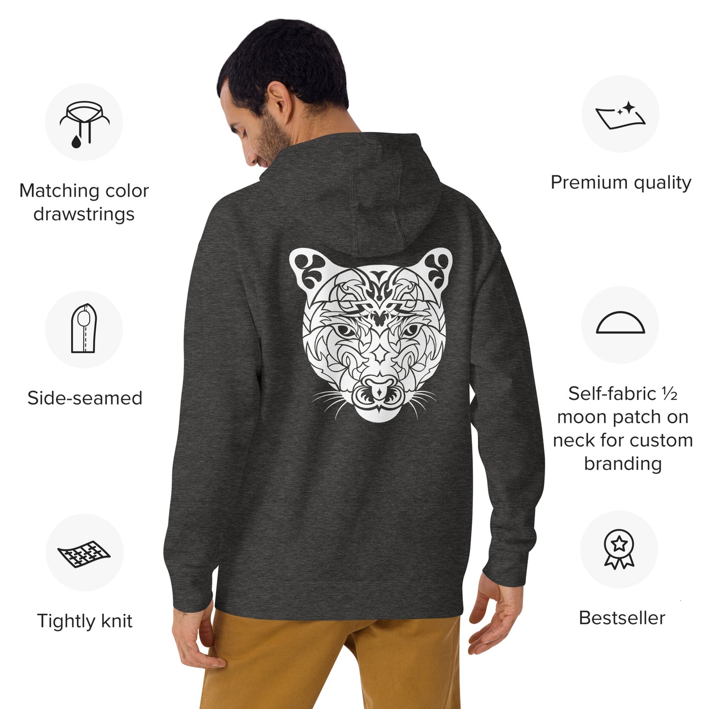 Premium Hoodie - Mountain Lion