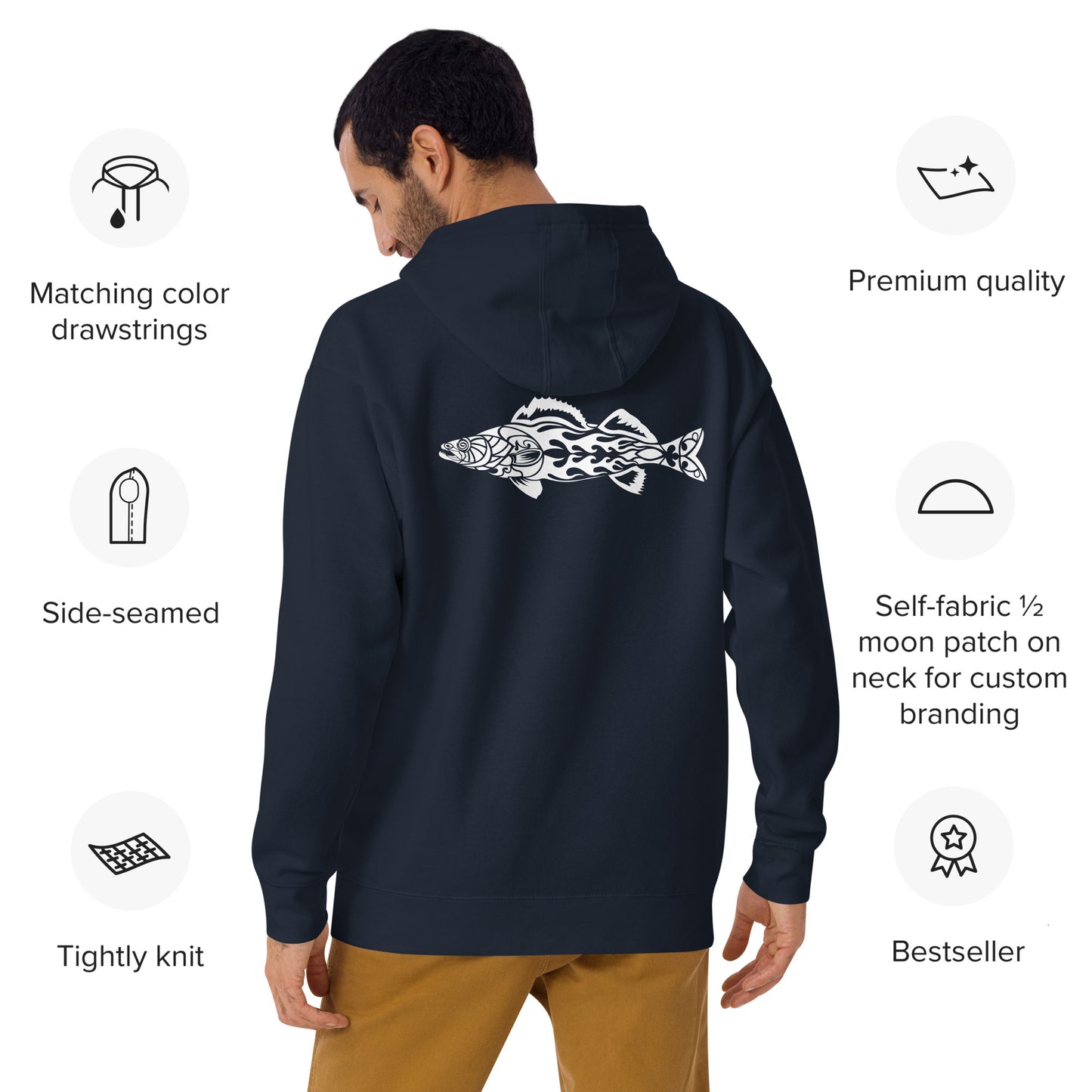 Premium Hoodie - Walleye