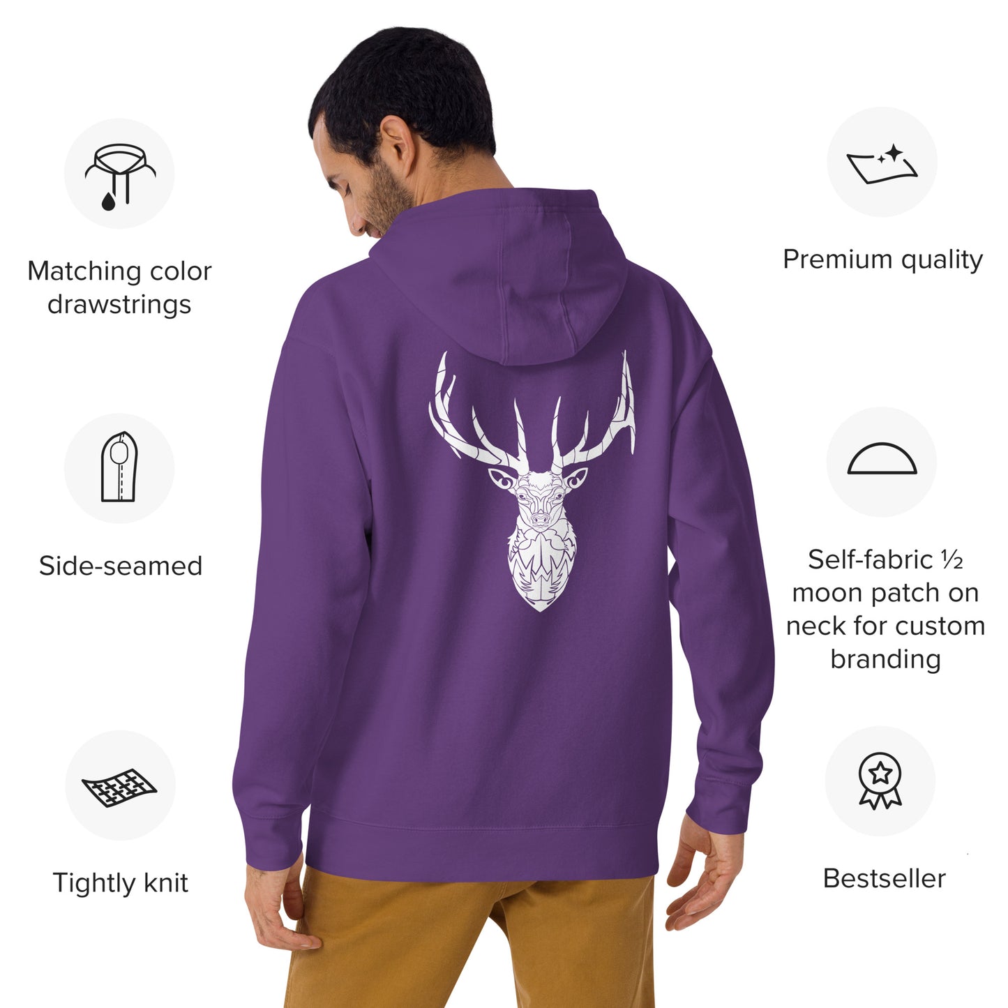 Premium Hoodie - Elk