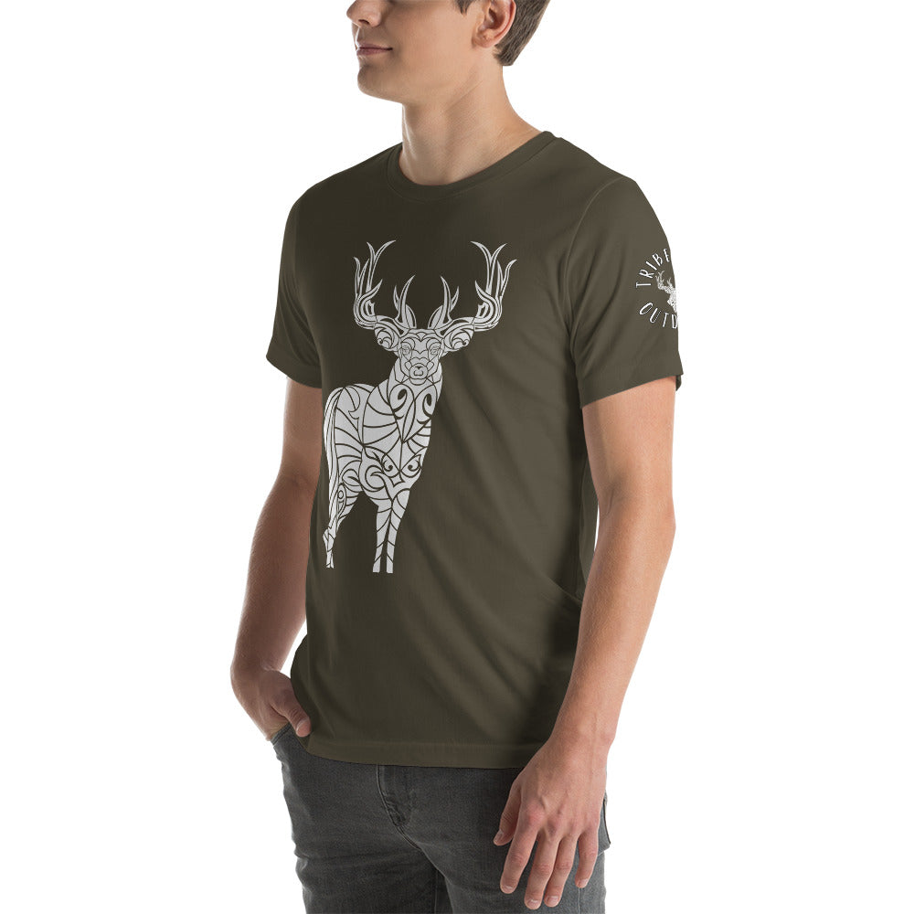 Men s T Shirt Whitetail Deer Full Design