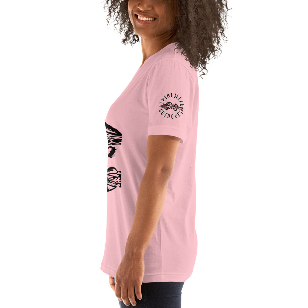 Girls Youth Pink Detroit Lions Fair Catch Dolman T-Shirt