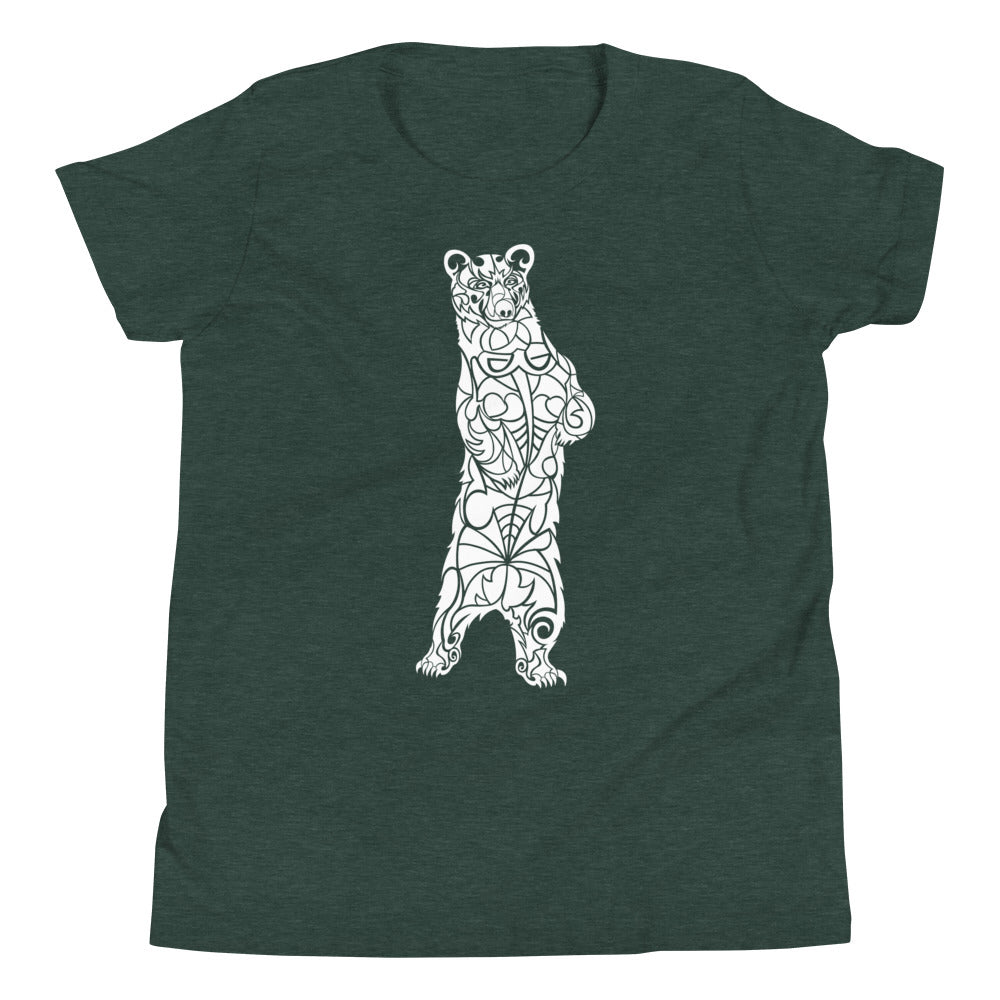 Youth T-Shirt - Black Bear - Tribewear Outdoors