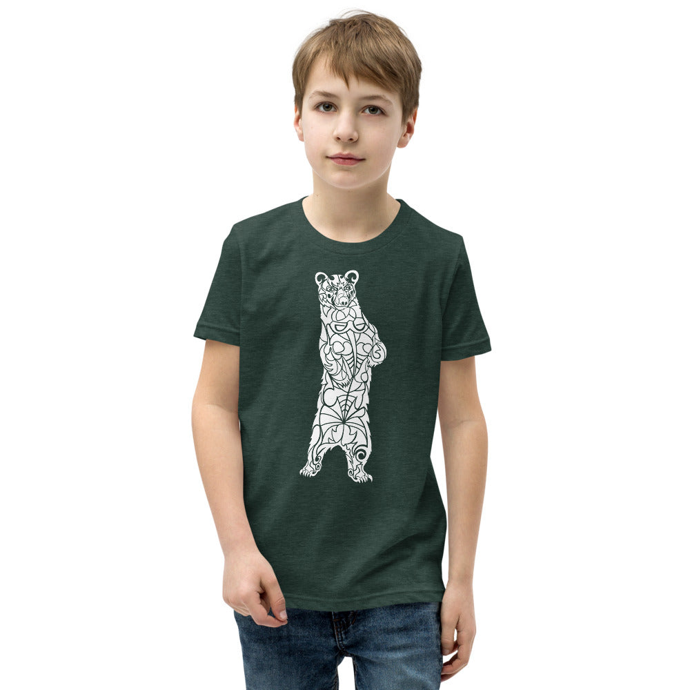 Youth T-Shirt - Black Bear - Tribewear Outdoors