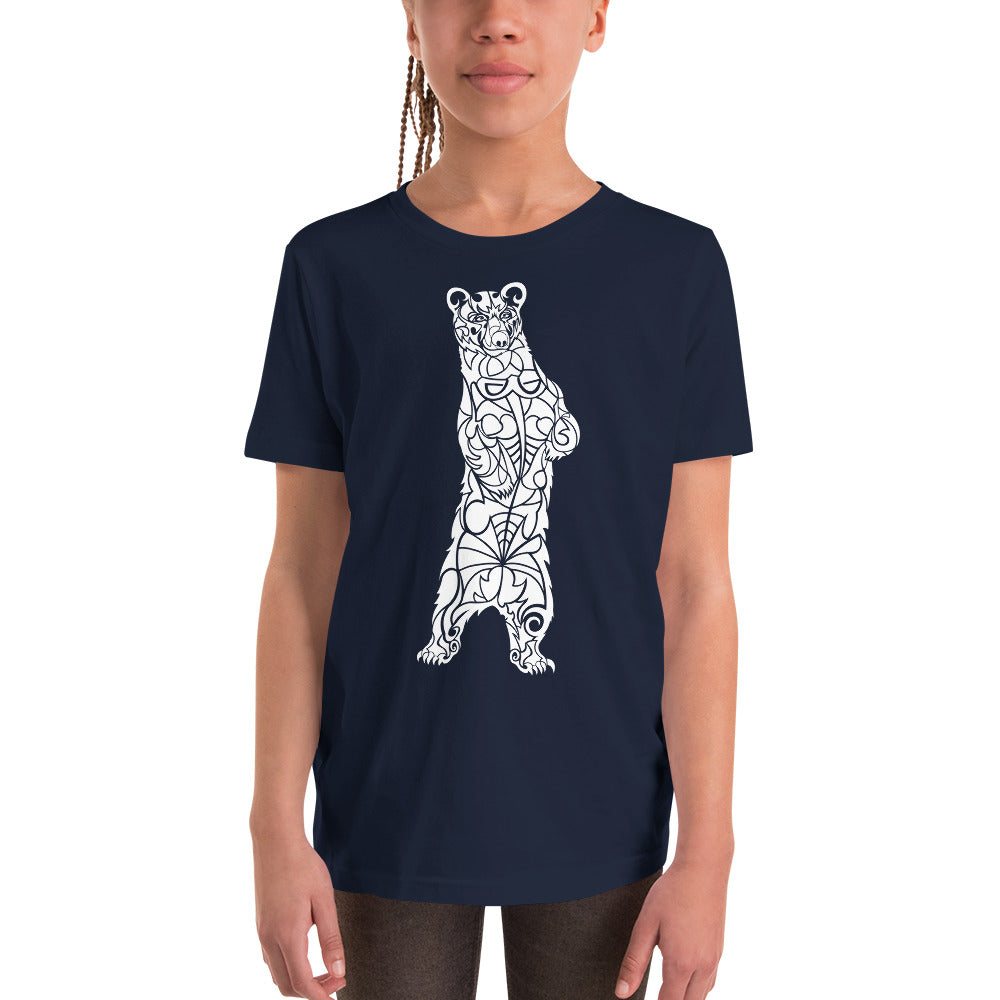 Youth T-Shirt - Black Bear - Tribewear Outdoors
